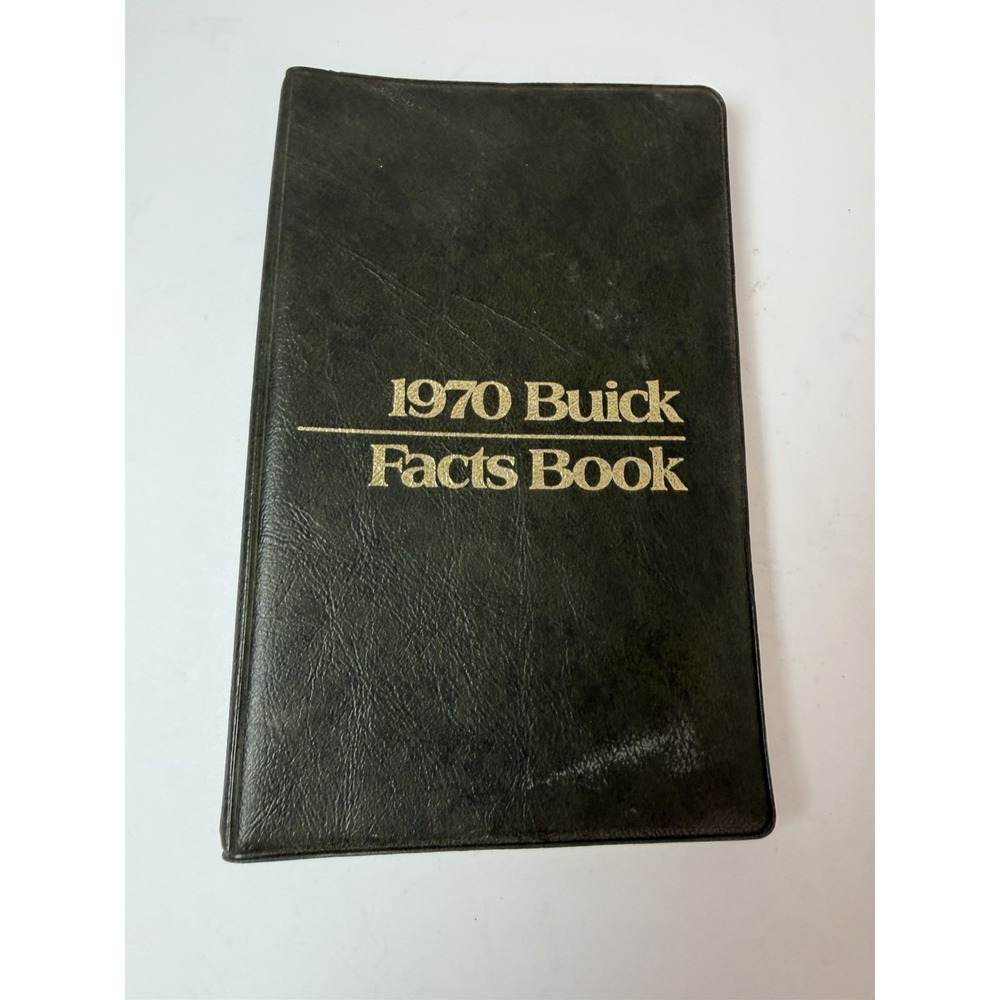 Original 1970 Buick Sales Facts Book Dealer Salesman Pocket Guide ACCESSORY Part